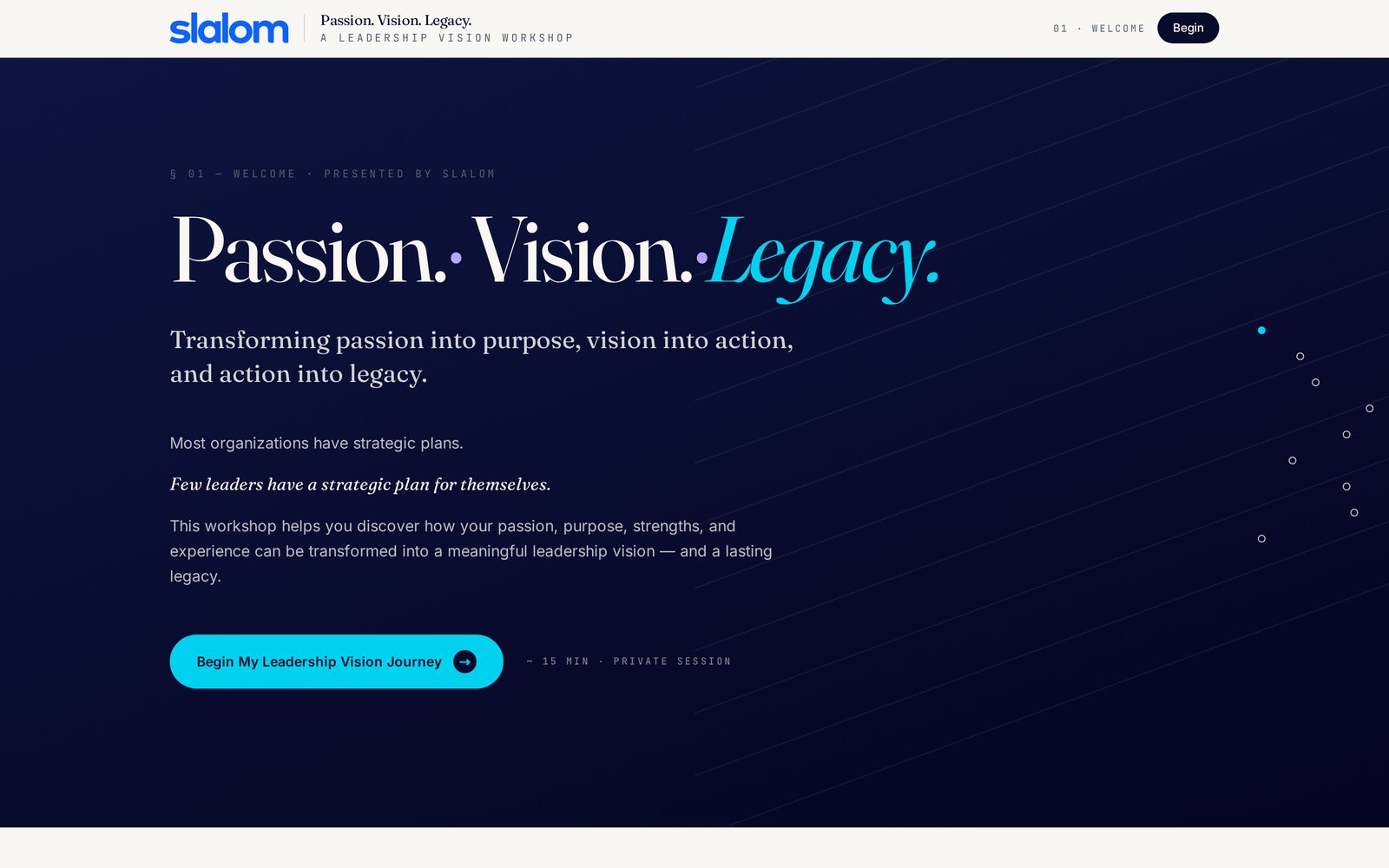 Leadership Vision Lab — homepage preview